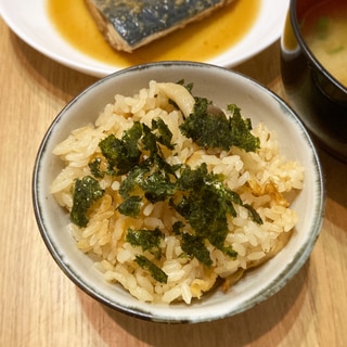 インスタント味噌汁で簡単炊き込みご飯♪